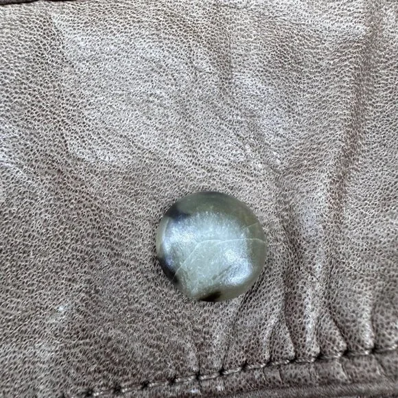 Vintage Leather Aviator Bomber Jacket Coat Brown Size M 1980s J Riggings Korea - Picture 7 of 15